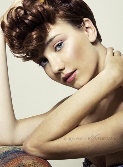 Male model photo shoot of Benjamin Venegas BBVV in London, makeup by Rebecca Rojas