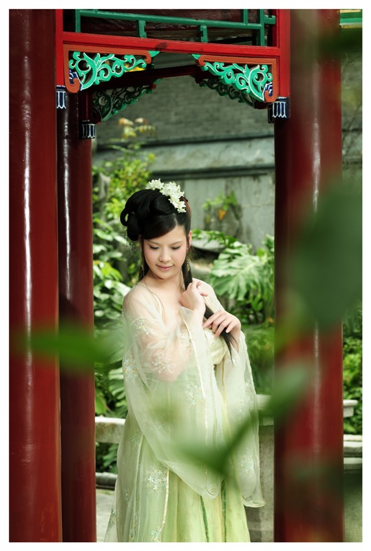 Female model photo shoot of Katerina Wen in China