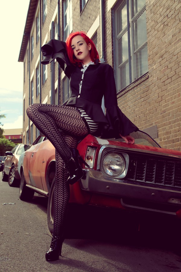 Female model photo shoot of Noir Notoire by impbox photography