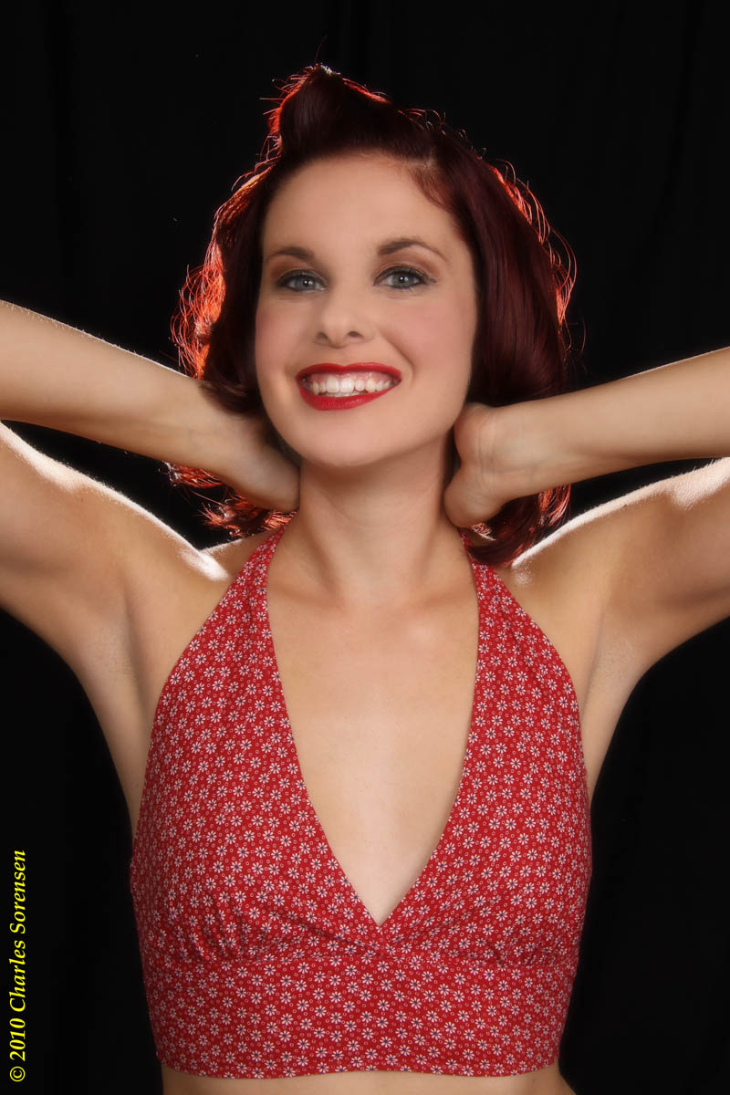 Female model photo shoot of Michelle Rene89 by Pinups by Charles in Anaheim Hilton