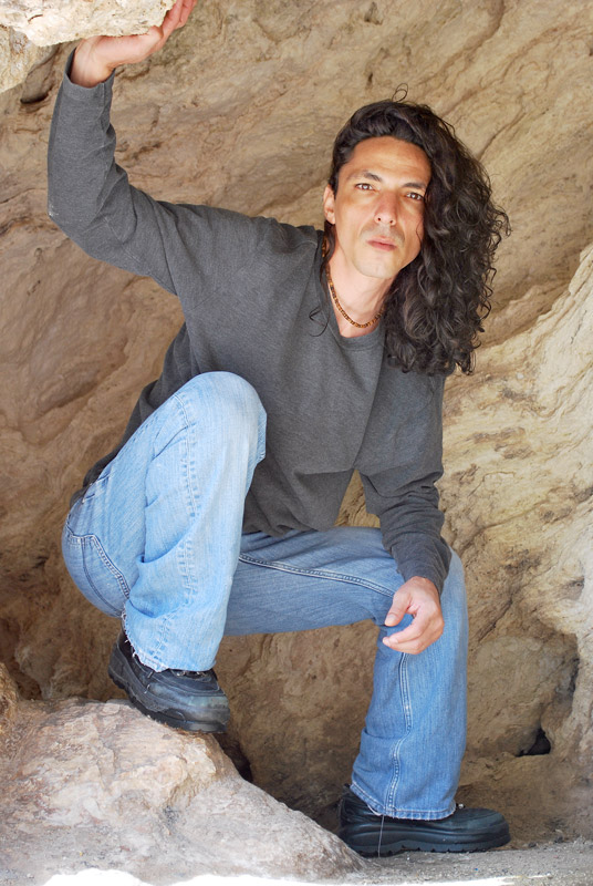 Male model photo shoot of Isaac Jay by Alma Mishale Miraval in Jemez, New Mexico, retouched by JakeAnthony