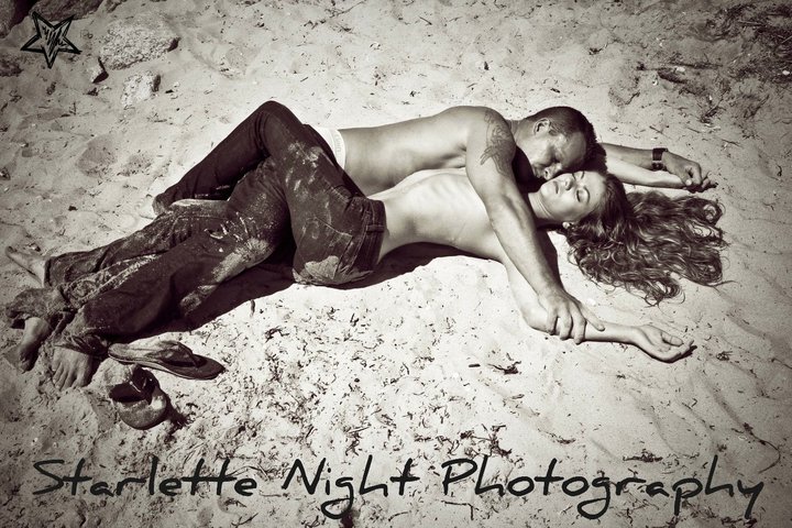 Female and Male model photo shoot of Starlette Night  and Kev Perry in cape cod