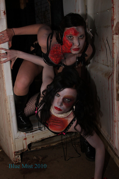 Female model photo shoot of Twisted Beauty in Baxter Avenue Morgue, Louisville Ky