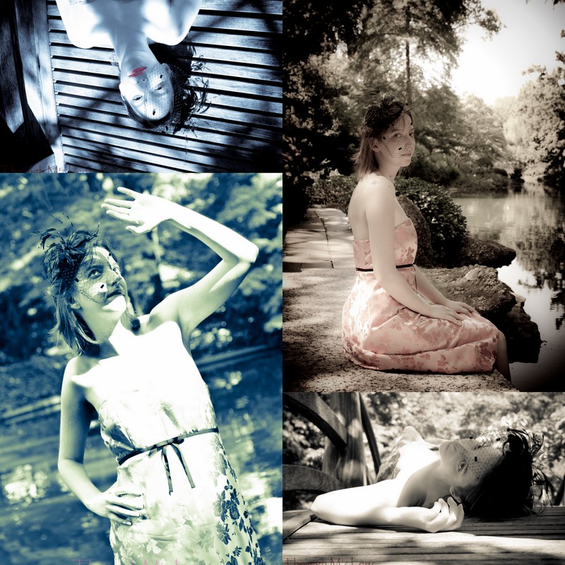 Female model photo shoot of Emmie McGrew and Sandra Yvette in Japanese Gardens