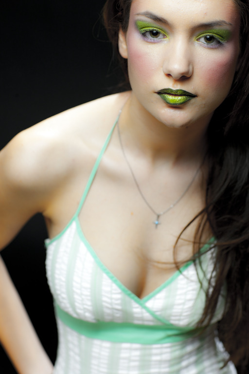 Female model photo shoot of Reyne Makeup Artistry