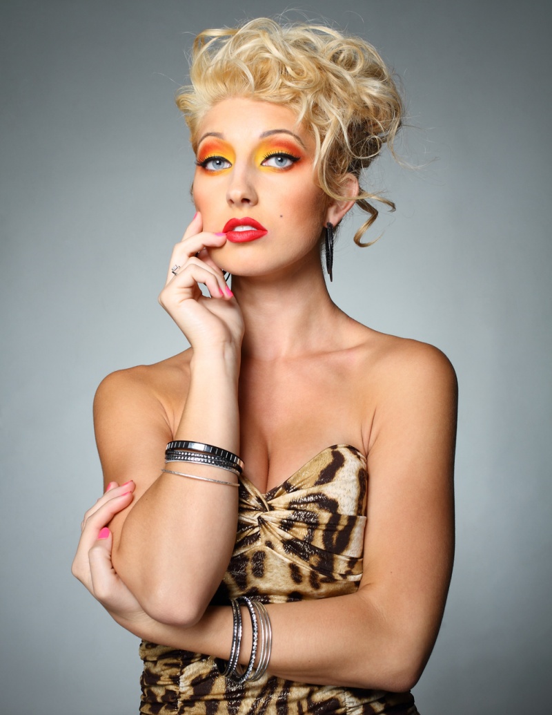 Female model photo shoot of Kayla Rendell by benjamin sharpe, makeup by Tiffanie Hudson