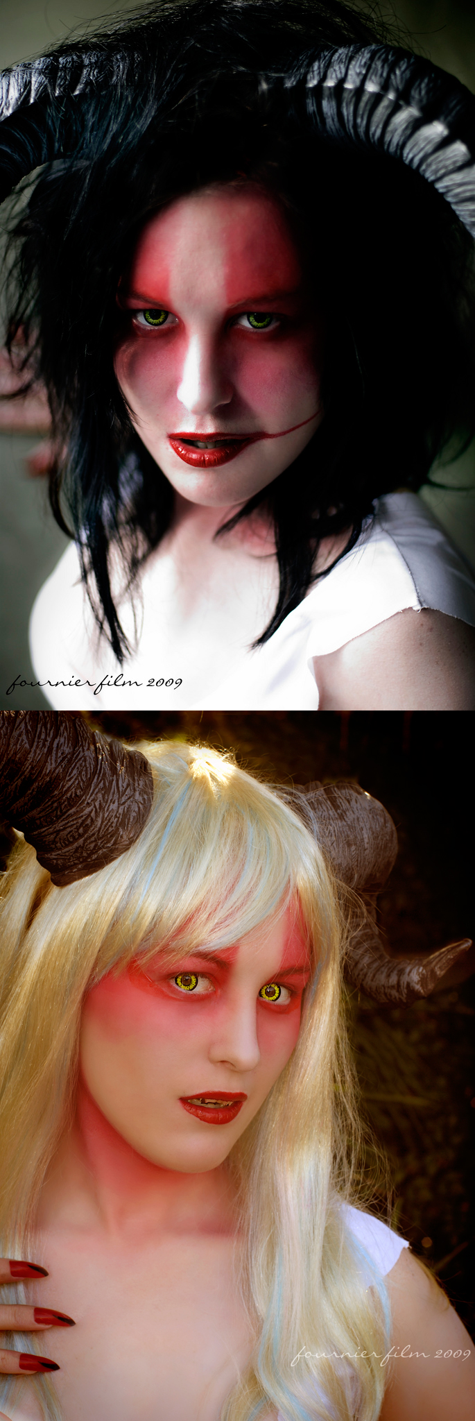 Female model photo shoot of VampireKitten by Fournier Film Studios in San Diego, CA, makeup by Miss Chrissy Lynn