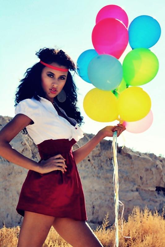 Female model photo shoot of Ferocia Coutura  in Las Vegas Desert