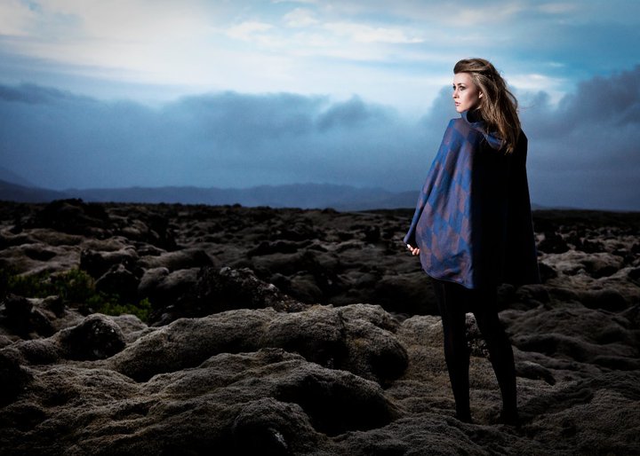 Female model photo shoot of Maja Poly and A N N A by JonReid in Iceland