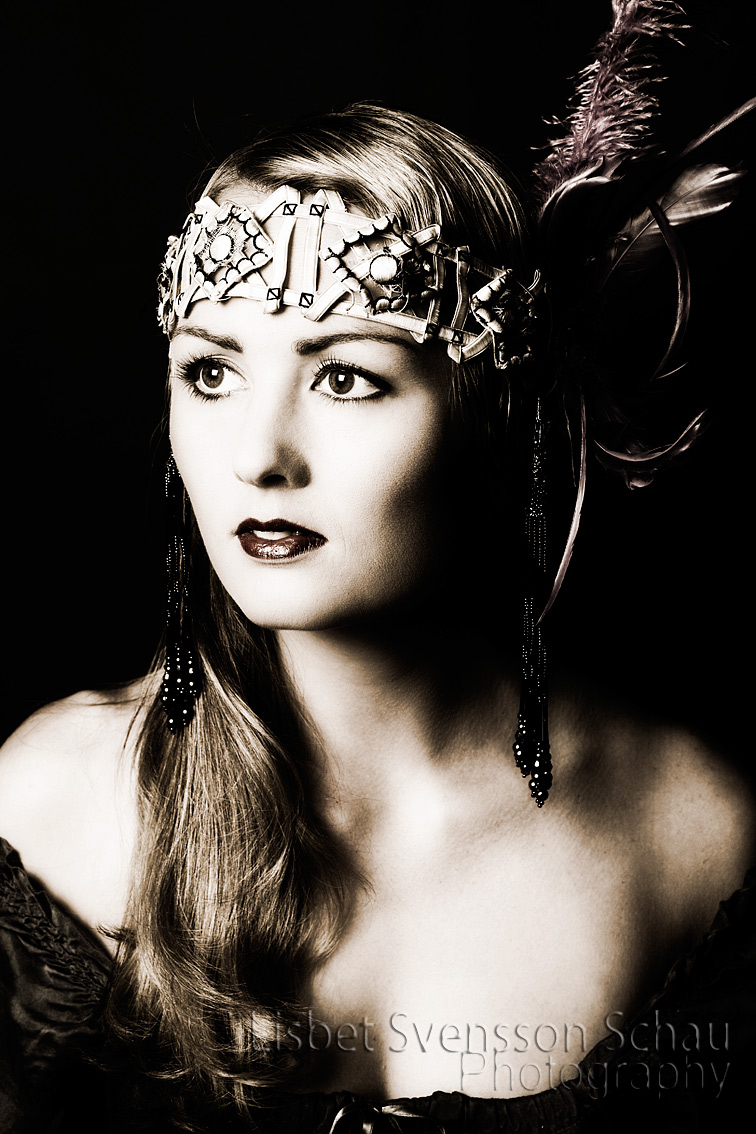 Female model photo shoot of Lisbet Svensson Schau, makeup by Make Up Design by akr