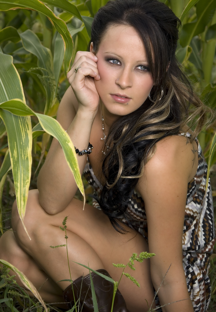 Female model photo shoot of Marley Thompson by Don Anderson in Rickreal Oregon, makeup by MUAH CiCi 