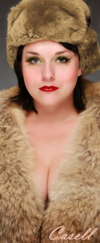 Female model photo shoot of Emma Dee by casell in Portslade studio.