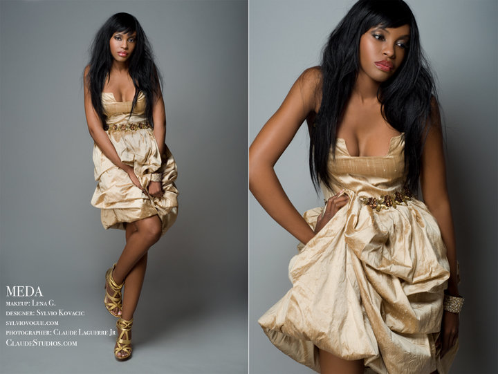 Female model photo shoot of Elijah Brook Lael by Claude Studios in Orlando, clothing designed by SYLVIO