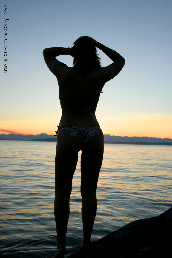 Female model photo shoot of KellyJayne La Patiperra in Alki Beach, WA