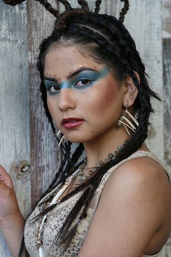 Female model photo shoot of Chandra le wood