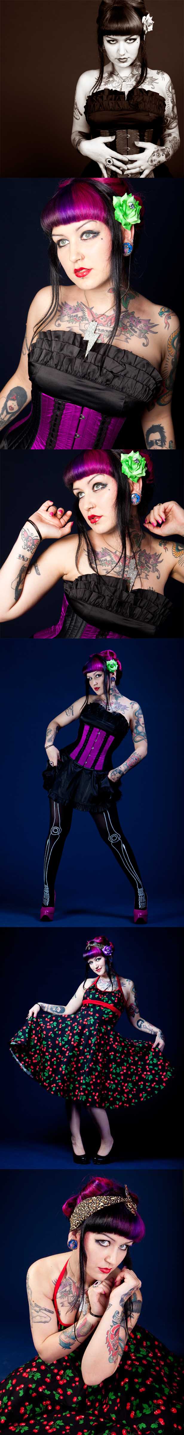 Female model photo shoot of Miss Cherry Martini by Crescent Moon, hair styled by MadamK