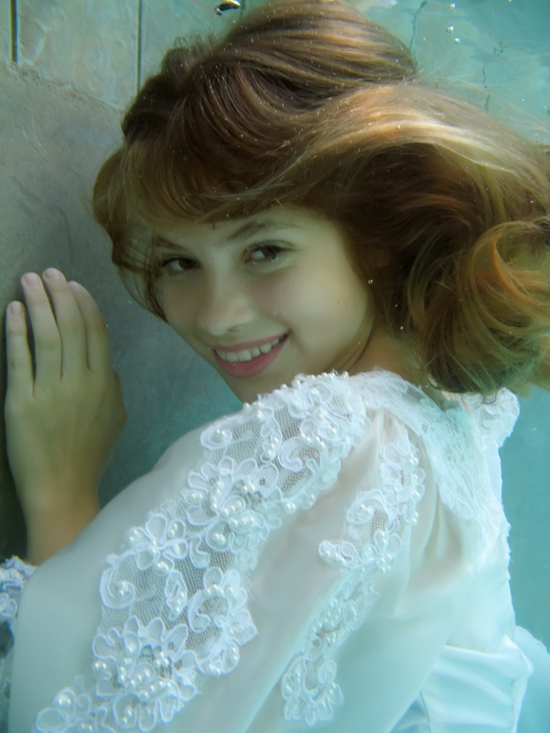 Male and Female model photo shoot of Ken Myers Underwater and Morgan Mishelle in Plano, Texas