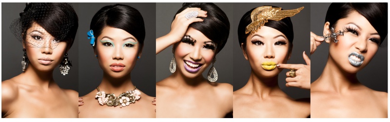 Female model photo shoot of BeautybyCrystal by Miguel Angel Herrera in Santa Barbara Studios