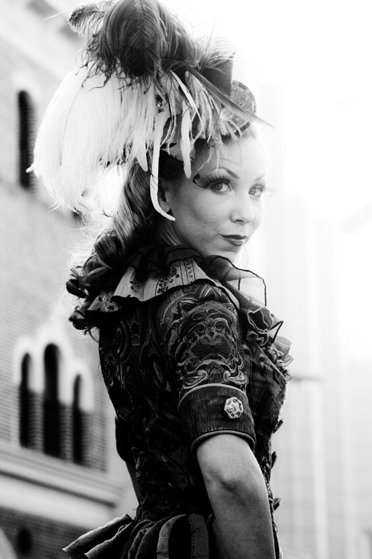 Female model photo shoot of Mary Schlichting in Mardi Gras, Universal Studios