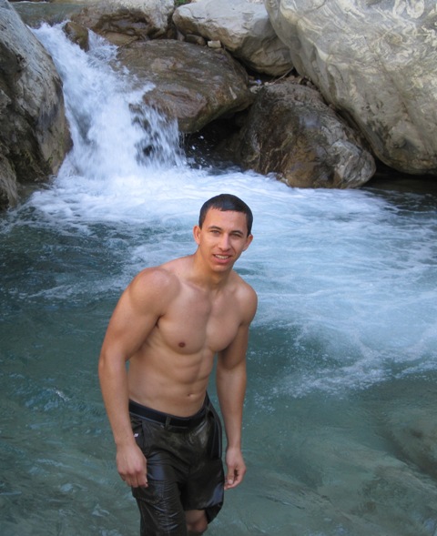 Male model photo shoot of JonathonG in Mountains of Azusa, CA