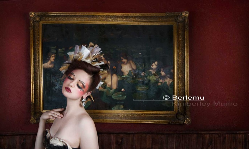 Female model photo shoot of Berlemu and Chessy D, makeup by Natasha Talevski