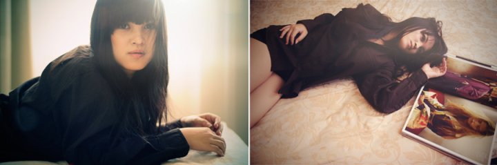Female model photo shoot of farrah ang by Andie Makkawaru