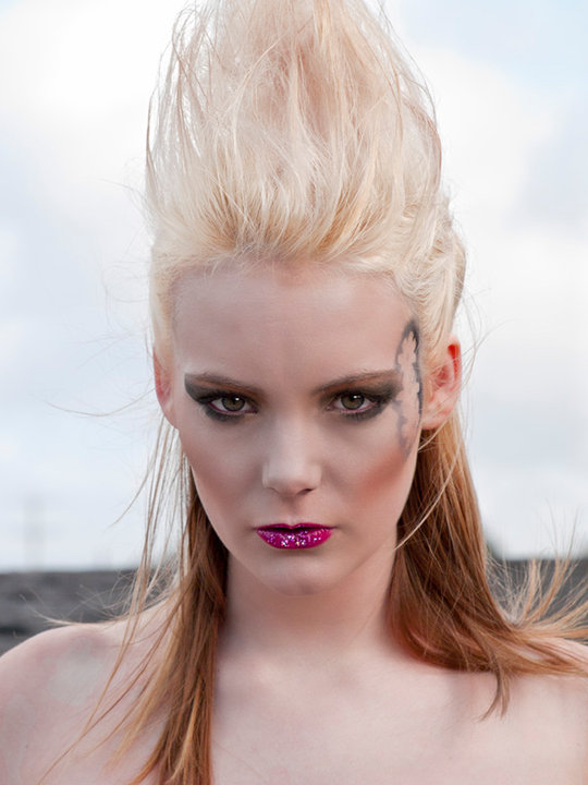 Female model photo shoot of SarahSmith MakeupArtist and Casey Pauwels by Revenge Photography
