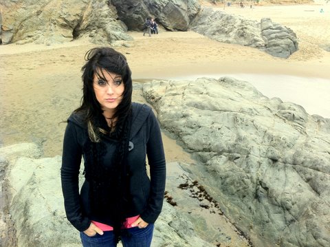 Female model photo shoot of Kristen Myren in Baker Beach, San Francisco, California