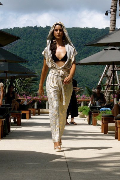 Female model photo shoot of Emma De Ferag in Andara Resort and Spa Phuket, makeup by Lisa Allen 