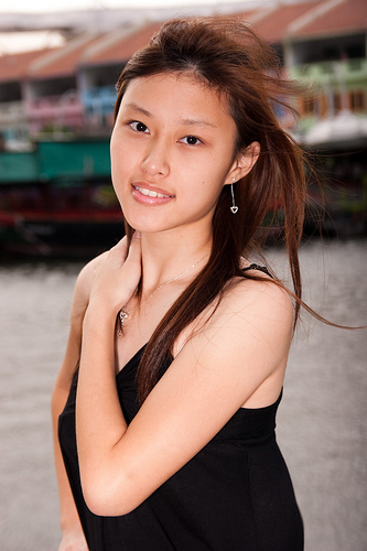 Female model photo shoot of Ching Ying in Singapore