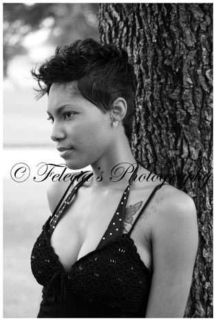 Female model photo shoot of Felecia Photography