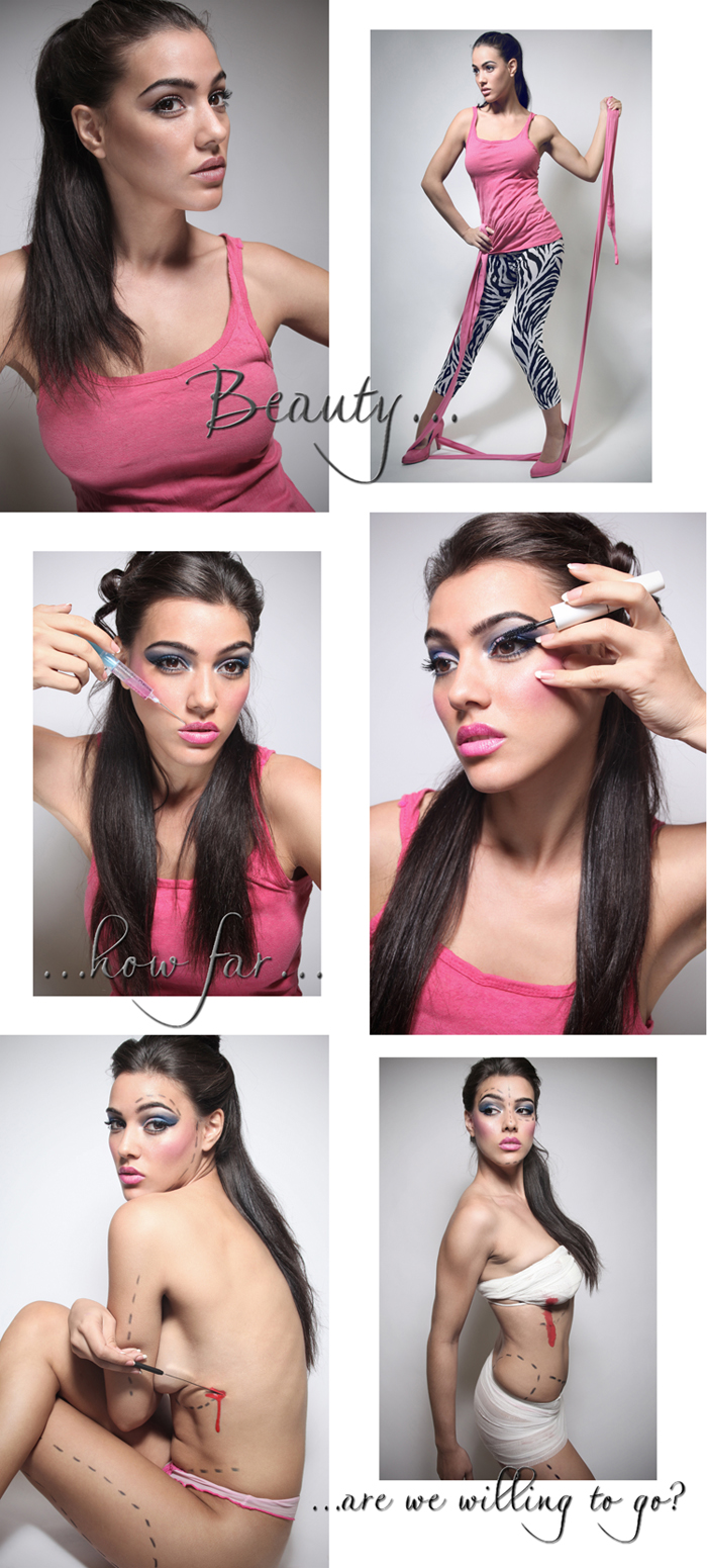 Female model photo shoot of emme lou in Tina's studio