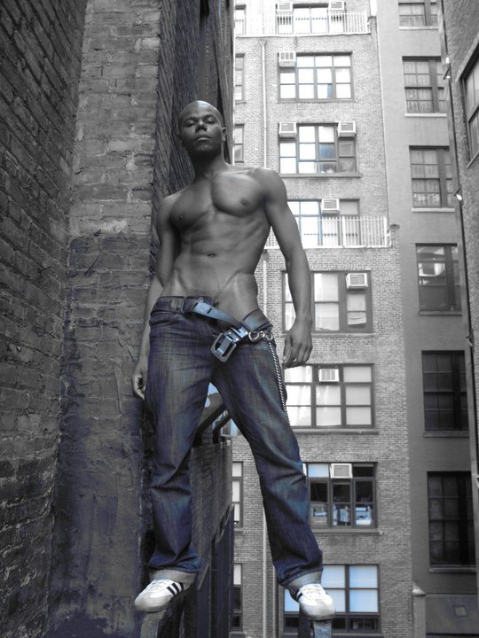 Male model photo shoot of J E B III in NYC Rooftop