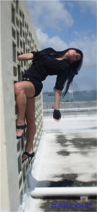 Female model photo shoot of Megan De Vita in Miami Beach