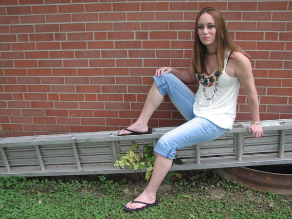 Female model photo shoot of Saranna in Deer Park, Ohio
