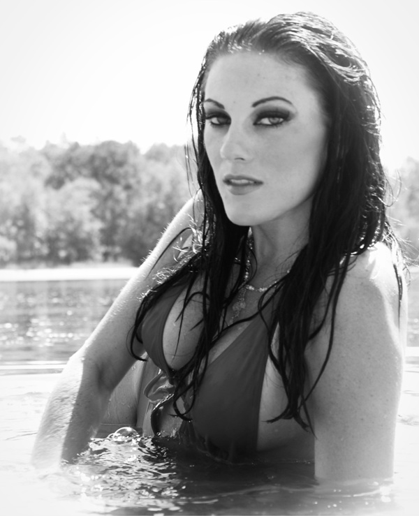 Female model photo shoot of Mistic Eyes in lake Mott