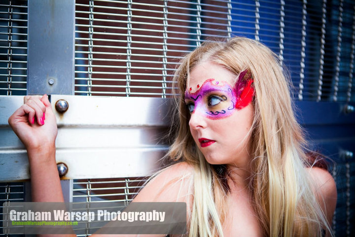 Female model photo shoot of Jessica Burwell, makeup by HayleySFX