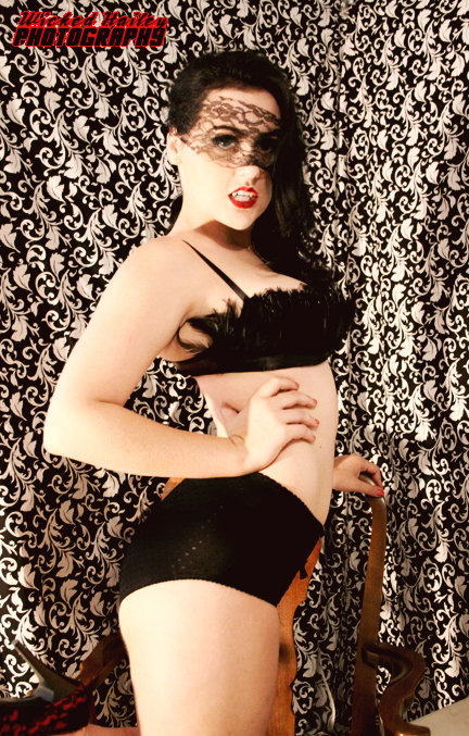 Female model photo shoot of Helena Handbasket by Wicked Hailey