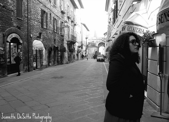 Female model photo shoot of Nettie D Photography in Assisi, Italy