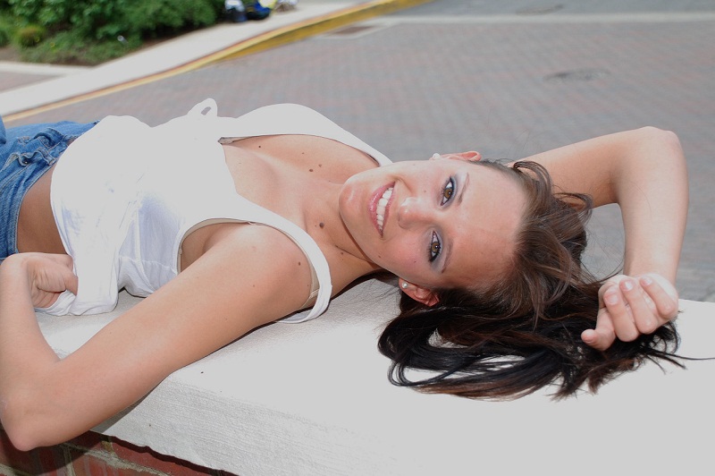 Female model photo shoot of Gabrielle Pallum