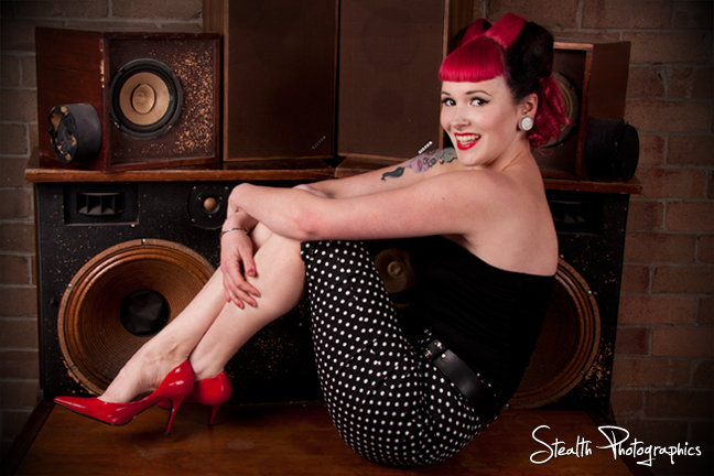 Female model photo shoot of Jax McKelvey by Pin Ups by Stealth in Guys and Dolls