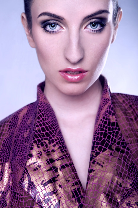 Female model photo shoot of Anna Brandberg, makeup by Heidi Edberg