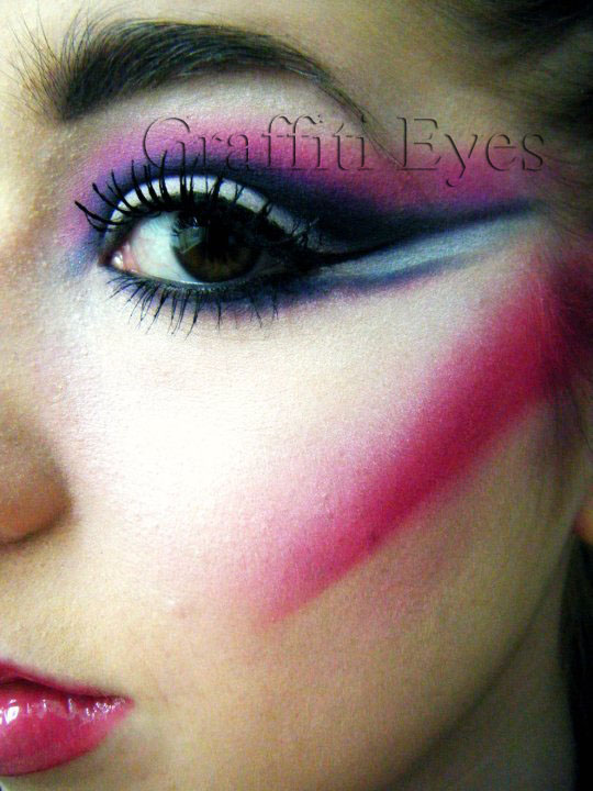 Female model photo shoot of Graffiti Eyes