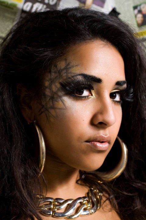Female model photo shoot of Graffiti Eyes