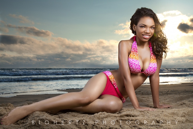 Female model photo shoot of VanessaNicole by Biohertz in North Avenue Beach ~ Chicago