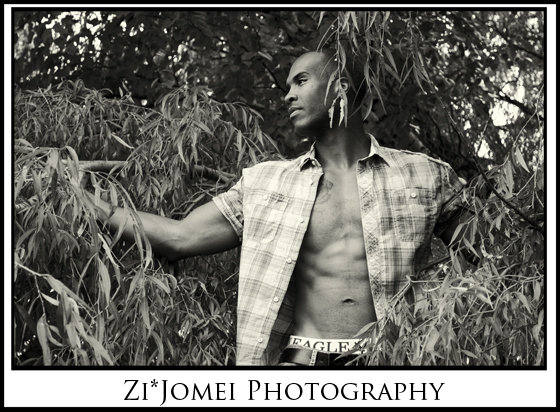Male model photo shoot of Shon McClain in By the beach