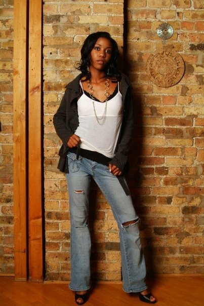 Female model photo shoot of Lyneice Michelle in studio apartment in Chicago