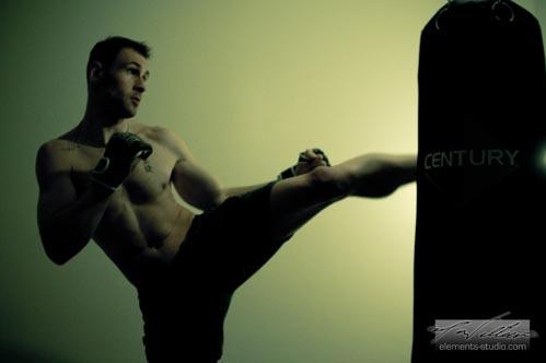 Male model photo shoot of Ninja bell