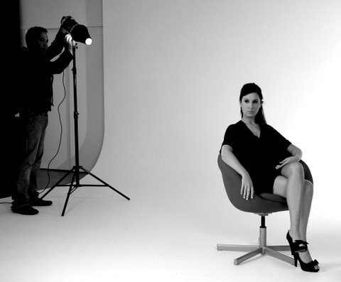 Female model photo shoot of Sarah Alice in Chalk Studio