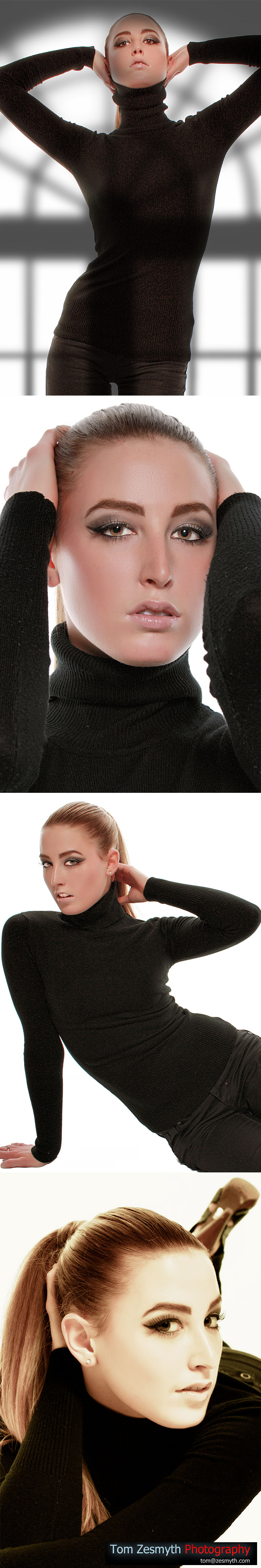 Male and Female model photo shoot of Tom Zesmyth and Vanesa Flynn in Zesmyth Studios, makeup by Joanne Kay Makeup